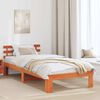 vidaXL Bettrahmen Wachsbraun 90 x 190 cm Massives Kiefernholz