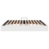 vidaXL Aufbewahrungsbett mit Matratze Reinwei&szlig; 200 x 200 cm Kunstleder