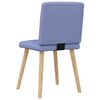 vidaXL Esszimmerst&uuml;hle 4 Stk. Jeansblau Stoff