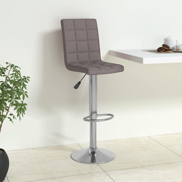 vidaXL Barhocker Taupe Stoff