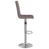 vidaXL Barhocker 2 Stk. Taupe Stoff