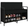 vidaXL Schuhbank Schwarz 105,5x32x57,5 cm Holzwerkstoff