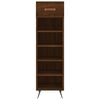 vidaXL Schuhschrank Braun Eichen-Optik 30x35x105 cm Holzwerkstoff