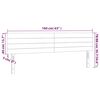 vidaXL LED Kopfteil Dunkelgr&uuml;n 160x5x78/88 cm Samt