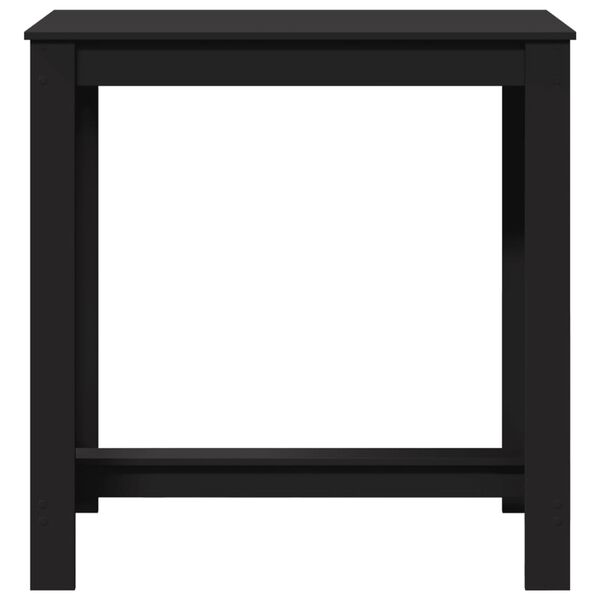 vidaXL Bartisch Schwarz 102x50x103,5 cm Holzwerkstoff