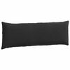 vidaXL Sofakissen 2 St&uuml;ck Schwarz 120 x 40 cm Cordstoff