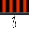 vidaXL Au&szlig;enrollo 100 x 250 cm Orange und Braun