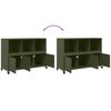 vidaXL Sideboard Olivgr&uuml;n 100,5x39x72 cm Stahl
