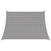 vidaXL Sonnensegel Anthrazit und Wei&szlig; 4 / 5 x 3 m HDPE