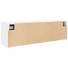vidaXL Bad-Wandschrank Wei&szlig; 100x25x30 cm Holzwerkstoff