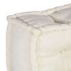 vidaXL Modulares Sofaelement Creme 70x70x54 cm Stoff