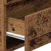 vidaXL Nachttisch mit 2 Schubladen Altholz-Optik 40x33x60 cm