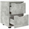 vidaXL Nachttisch Beton Grau 30,5 x 30 x 43 cm Holzwerkstoff