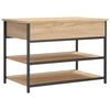 vidaXL Schuhbank Sonoma-Eiche 70x42,5x50 cm Holzwerkstoff
