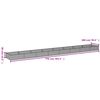 vidaXL Hochbeet 770x100x36 cm Cortenstahl