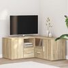 vidaXL Eckregal Sonoma-Eiche 160x40x45 cm Holzwerkstoff