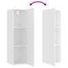 vidaXL TV-Schrank Wei&szlig; 30,5x30x110 cm Holzwerkstoff