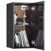 vidaXL 4-tlg. TV-Schrank-Set Hochglanz-Grau Holzwerkstoff