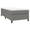 vidaXL Boxspringbettgestell Dunkelgrau 90x190 cm Stoff