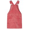 Kinder-Latzkleid Cord Rosa 128