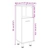 vidaXL Badschrank Sonoma-Eiche 30,5x30x95 cm Holzwerkstoff