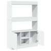 vidaXL Highboard Wei&szlig; 92x33x140 cm Holzwerkstoff