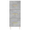 vidaXL Highboard Betongrau 34,5x34x180 cm Holzwerkstoff