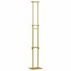 vidaXL Messest&auml;nde 2 pcs Gold 30 x 24 x 214 cm Stahl