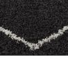 vidaXL Teppich Shaggy Hochflor Creme und Anthrazit 140x200 cm