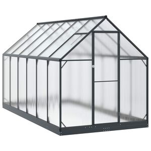 vidaXL Garten Gew&auml;chshaus 183,5 x 363,5 x 207 cm