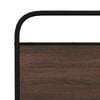 vidaXL Ersatz-Kopfteil Braun Eichen-Optik 160 cm Stahl und Holzwerkstoff