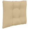 vidaXL Sofakissen f&uuml;r drau&szlig;en 3 pcs Beige Polyester