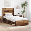 vidaXL Bettrahmen Altholz 100 x 200 cm Massives Kiefernholz