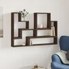 vidaXL Wandregal Braun Eichen-Optik 96x12x64 cm Holzwerkstoff