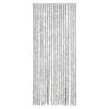 vidaXL Fliegenvorhang Grau 56x200 cm Chenille