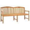 vidaXL Handgefertigte Rosenbank 150 x 60 x 90 cm Massivholz Teak Natur