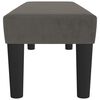 vidaXL Sitzbank Dunkelgrau 100x30x30 cm Samt
