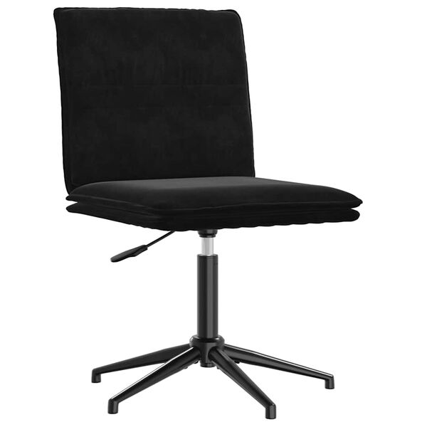 vidaXL Esszimmerst&uuml;hle 6 Stk. Schwarz Samt