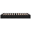 vidaXL Ottoman-Bett ohne Matratze Schwarz 120x190 cm Samt