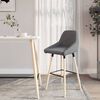 vidaXL Barhocker Dunkelgrau Stoff