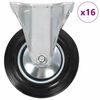 vidaXL 16 Stk. Bockrollen 160 mm