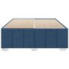 vidaXL Bettgestell ohne Matratze Blau 160x200 cm Stoff