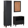 vidaXL Badezimmerschrank-Set mit Schubladen 3 pcs Massivholz Mango