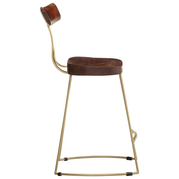 vidaXL Barhocker 2 Stk. 49x43x79 cm Mango Massivholz