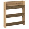 vidaXL Schuhschrank 2 pcs Artisan-Eiche 85 x 18 x 90 cm Holzwerkstoff