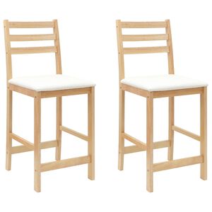 vidaXL Esszimmerst&uuml;hle 2 pcs Natur 40 x 47,5 x 99,5 cm