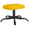 vidaXL Relaxsessel mit Hocker Senfgelb Samt