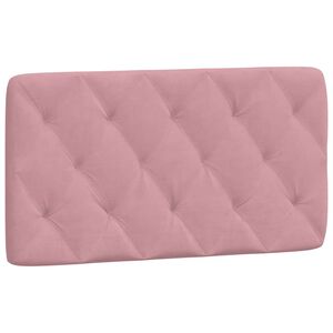 vidaXL Kopfteil-Kissen Rosa 100 cm Samt