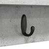 vidaXL Wandmontierter nachttisch Beton Grau 100 x 10,5 x 18 cm