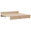 vidaXL Bettgestell mit Kopfteil ohne Matratze 200x200 cm